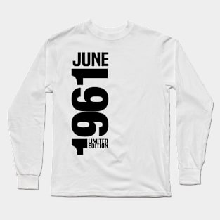 June 1961 Long Sleeve T-Shirt